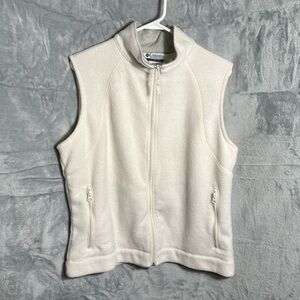 Columbia‎ Vest women’s Columbia Sportswear Co vest cream color xl